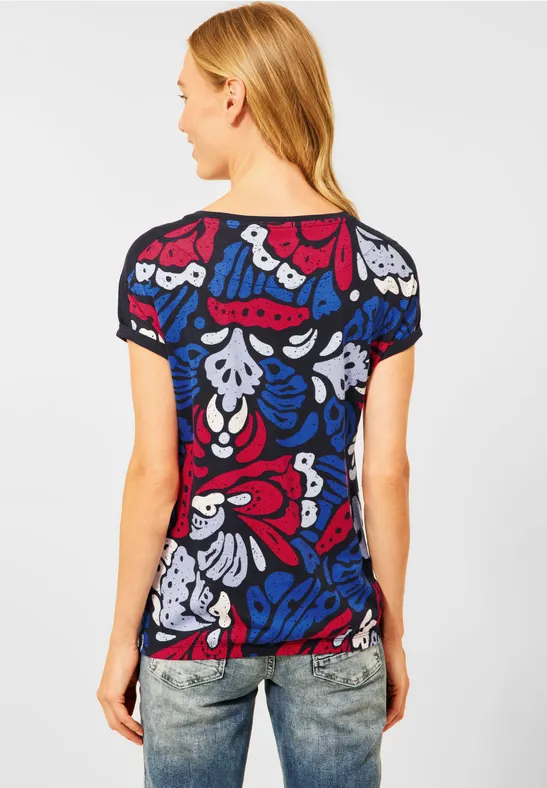 T-shirt avec imprimé deep blue