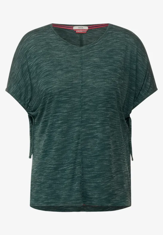 Shirt in Melange Optik ponderosa pine green