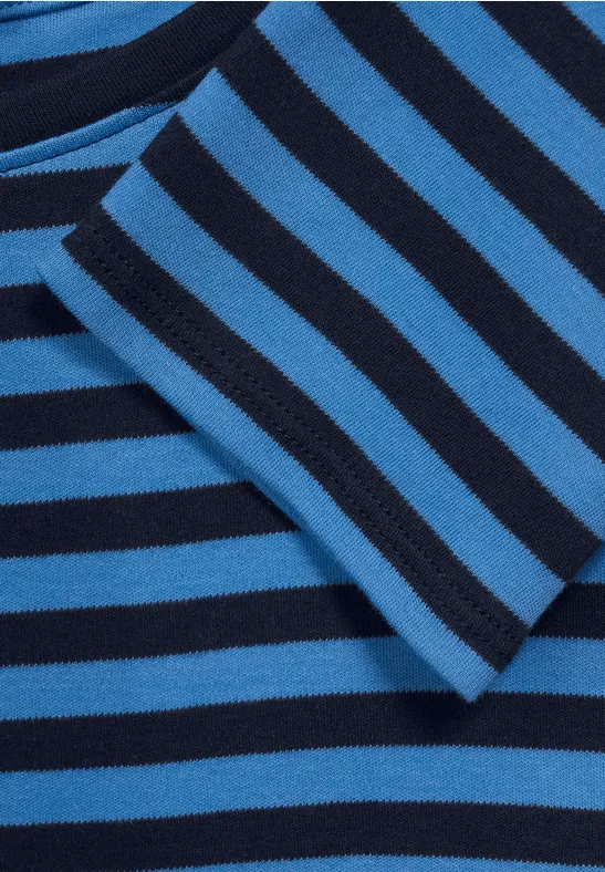 T-shirt à rayures deep blue