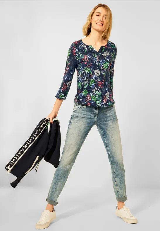 T-shirt style tunique deep blue