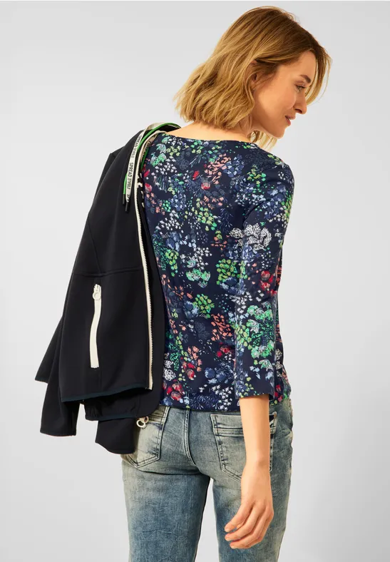 T-shirt style tunique deep blue