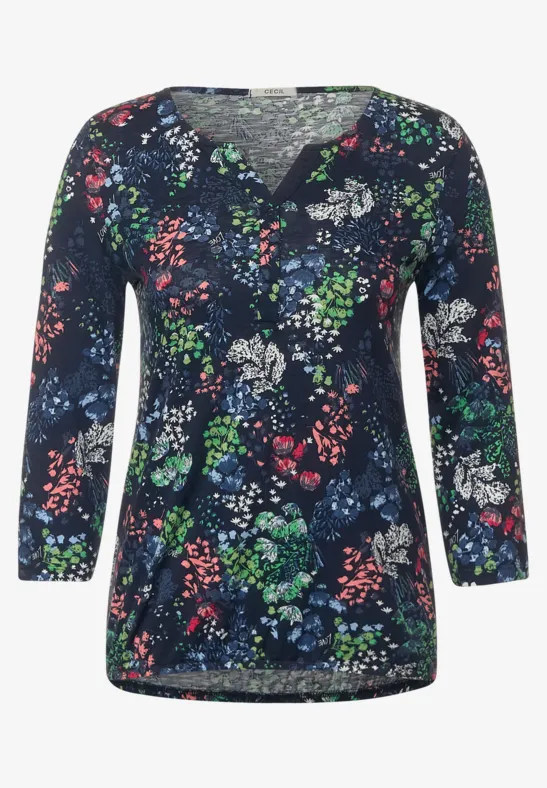 T-shirt style tunique deep blue