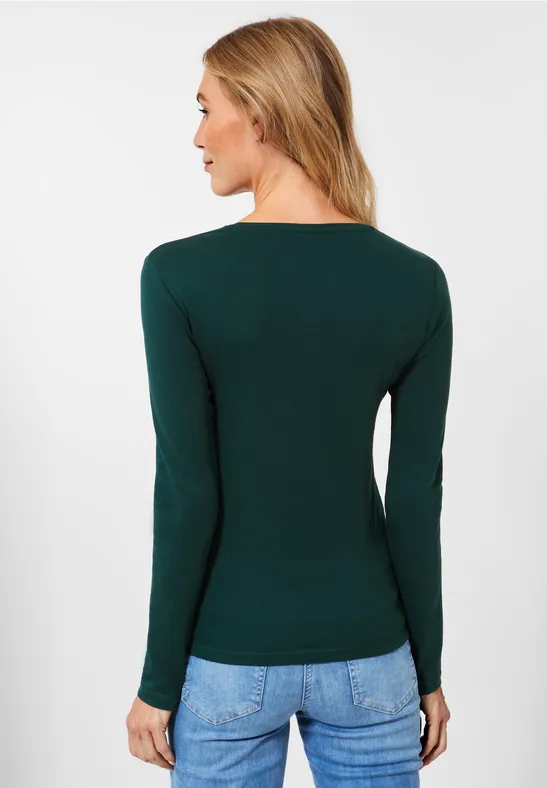 Basic Langarmshirt ponderosa pine green