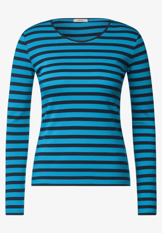 T-shirt à rayures club blue