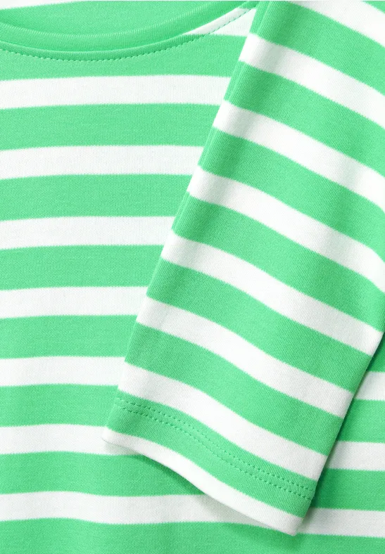 T-shirt à rayures smash green