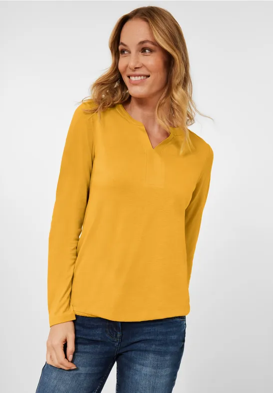 Shirt im Tunika Style curry yellow