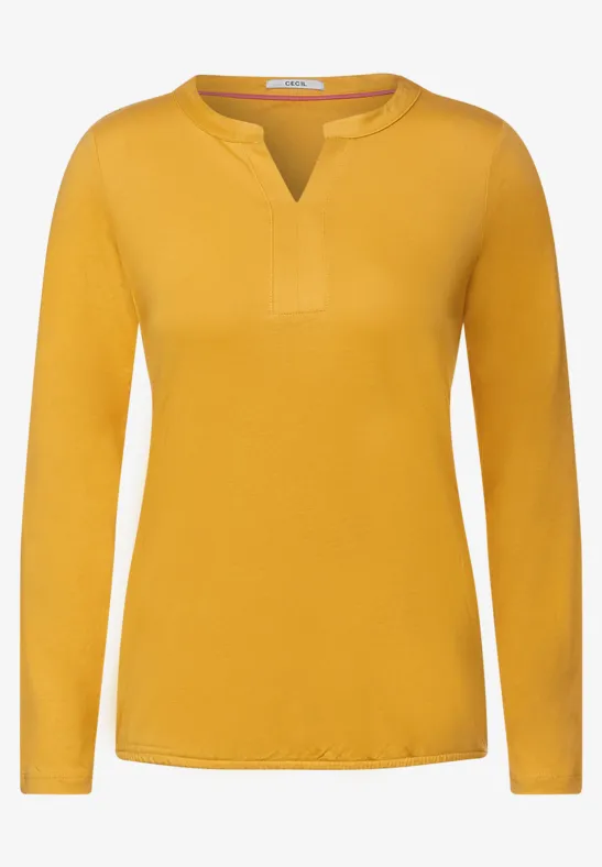 Shirt im Tunika Style curry yellow