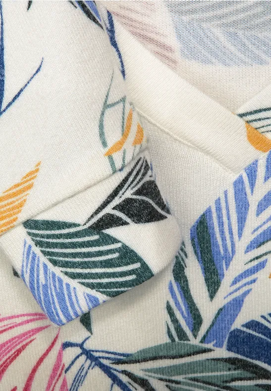 T-shirt cosy feel avec imprimé vanilla white