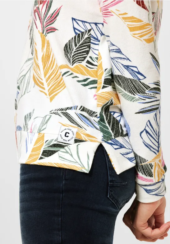 T-shirt cosy feel avec imprimé vanilla white