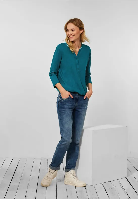 Shirt im Tunika Style nocturnal aqua blue