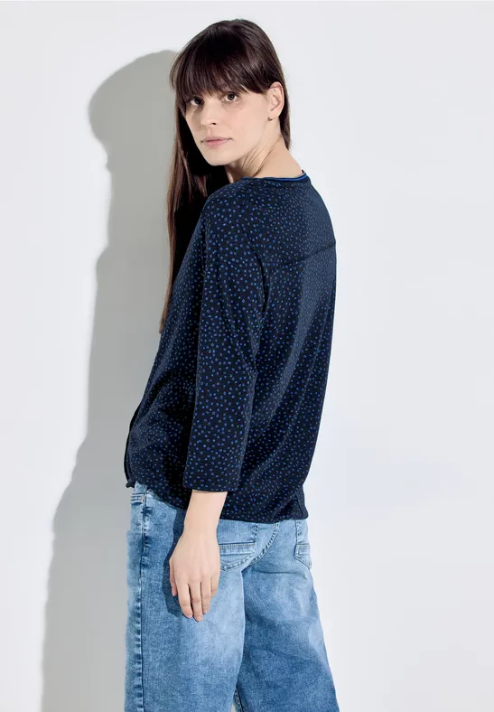 Shirt im Tunikastyle deep blue