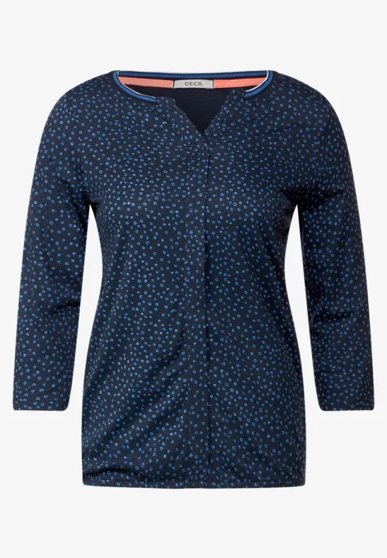 Shirt im Tunikastyle deep blue