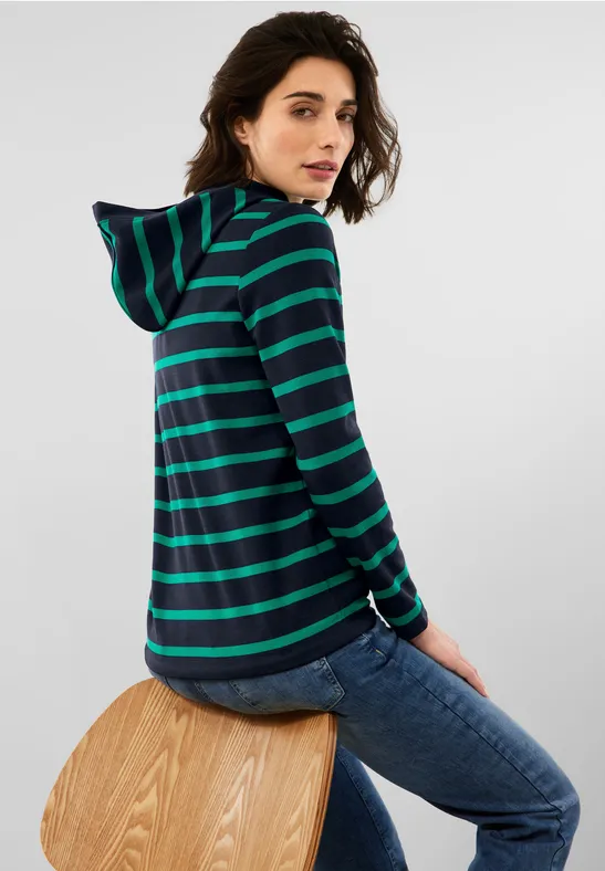 Shirt met capuchon deep blue