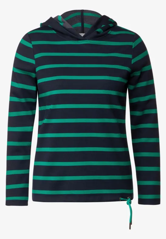 Shirt met capuchon deep blue