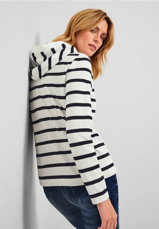 T-shirt à capuche vanilla white