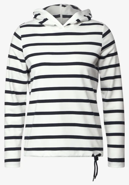 T-shirt à capuche vanilla white