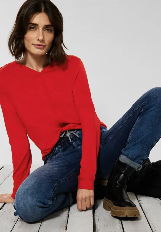 T-shirt style tunique strong red