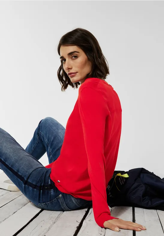 T-shirt style tunique strong red