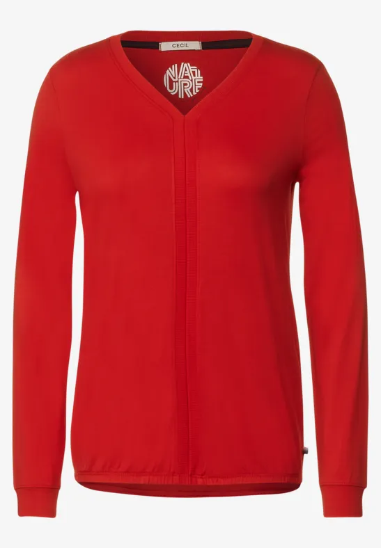 T-shirt style tunique strong red