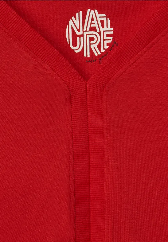 T-shirt style tunique strong red