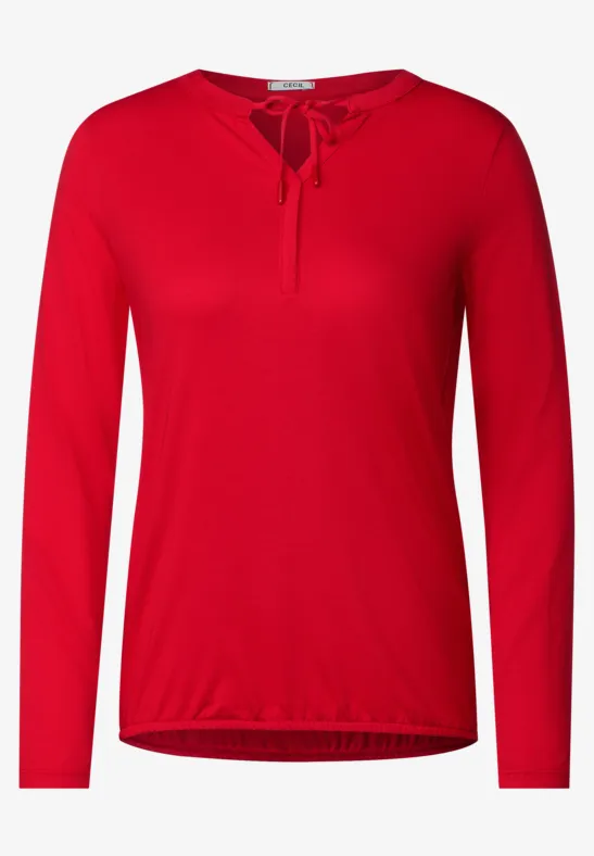 T-shirt style tunique strong red
