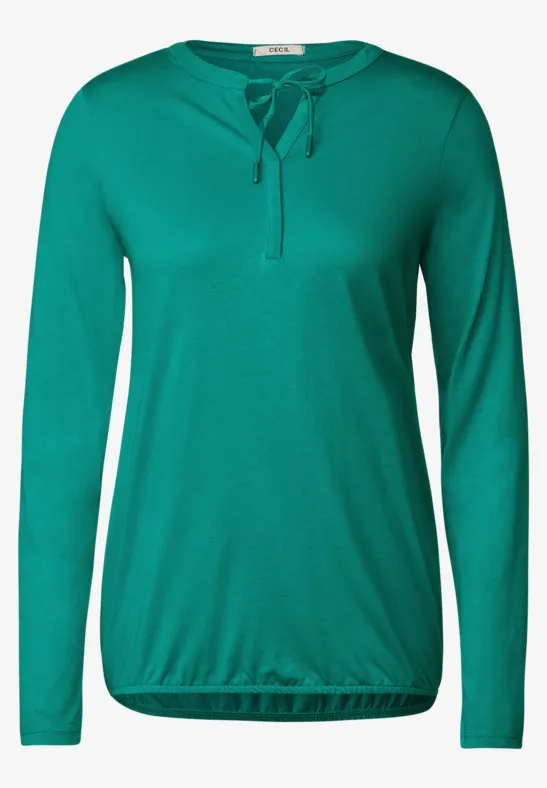 T-shirt style tunique smaragd green