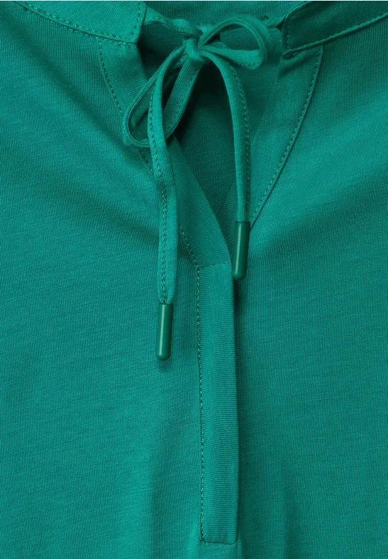 T-shirt style tunique smaragd green