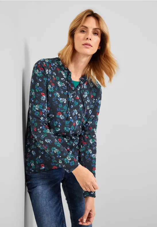 T-shirt style tunique deep blue