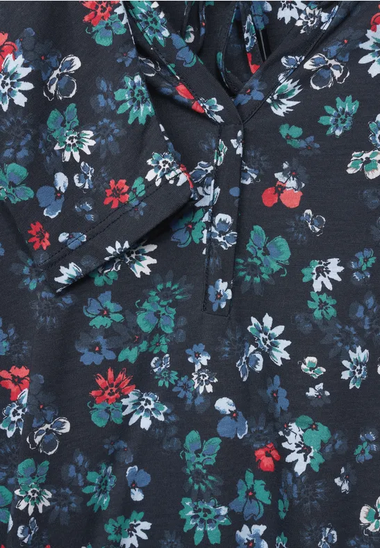 T-shirt style tunique deep blue