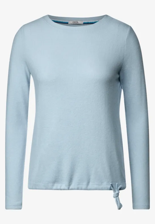 Gemêleerd shirt faded blue melange