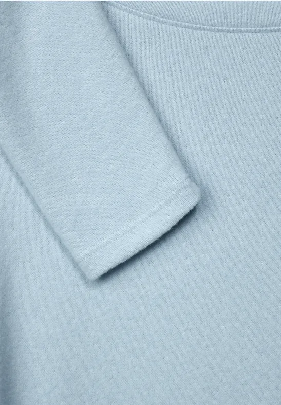 Gemêleerd shirt faded blue melange