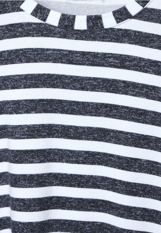 Shirt met gestreept patroon deep blue
