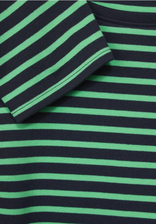 T-shirt à rayures deep blue