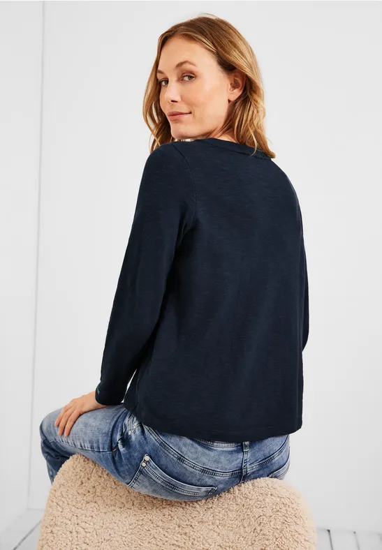 T-shirt avec wording deep blue