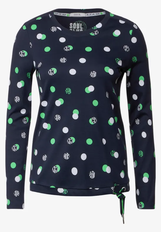 Big Dots Shirt deep blue