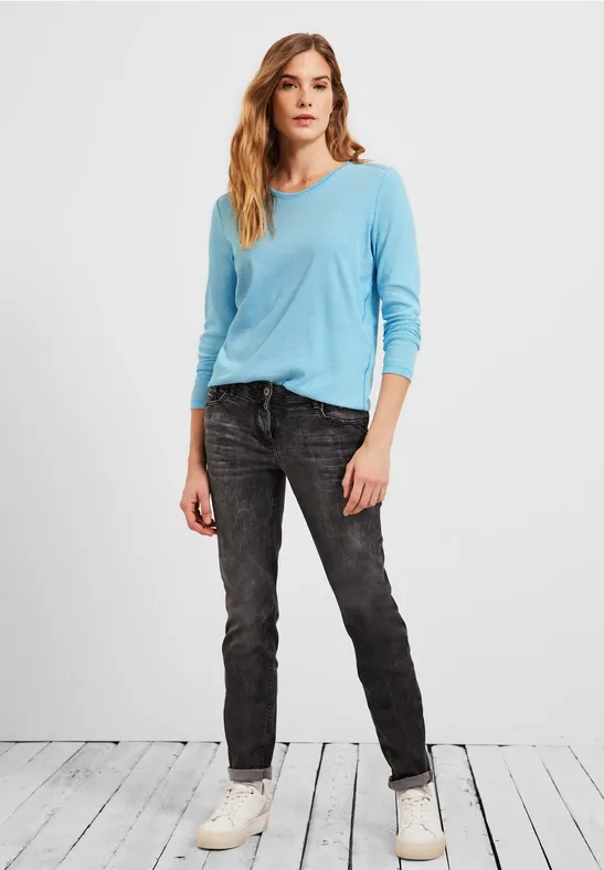 Shirt met elastische zoom club blue