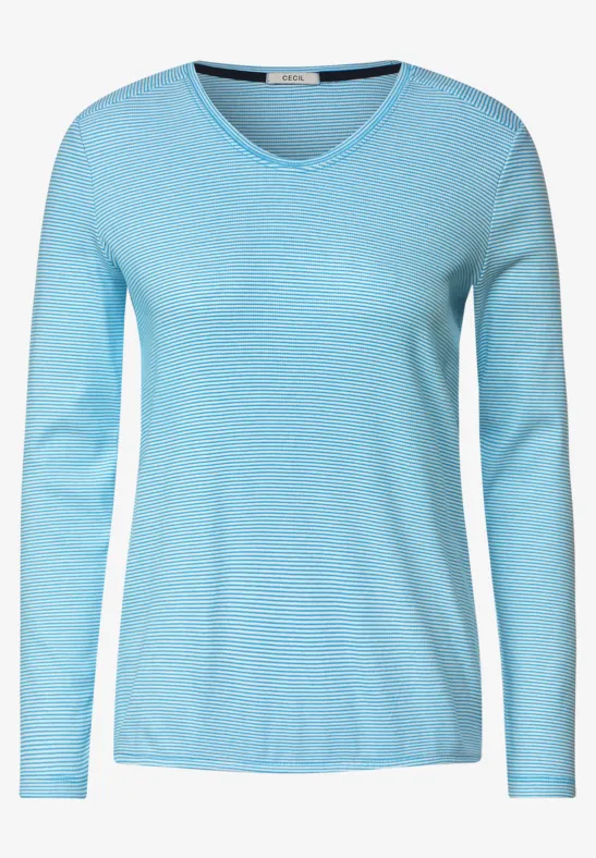 Shirt met elastische zoom club blue