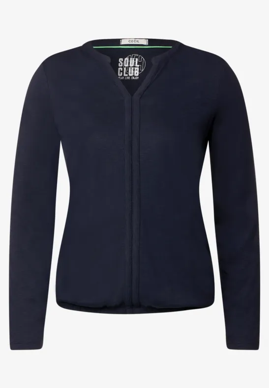 T-shirt style tunique deep blue