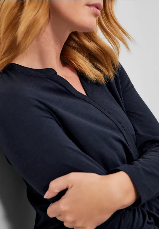 T-shirt style tunique deep blue