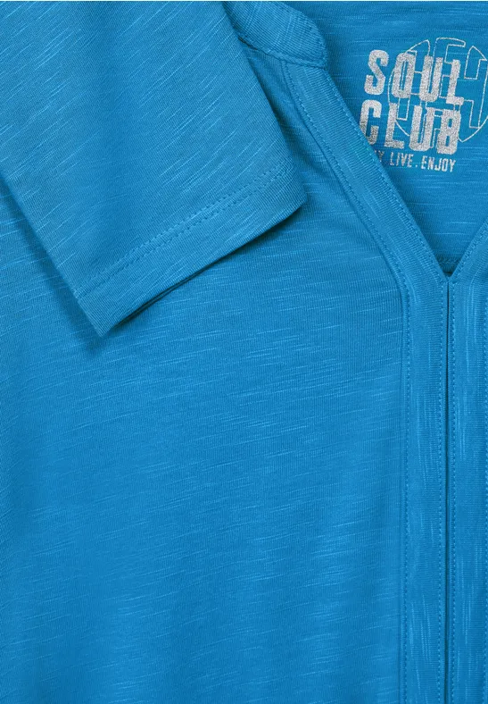 T-shirt style tunique club blue
