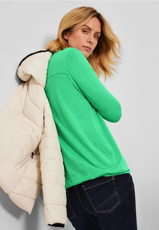 T-shirt style tunique smash green