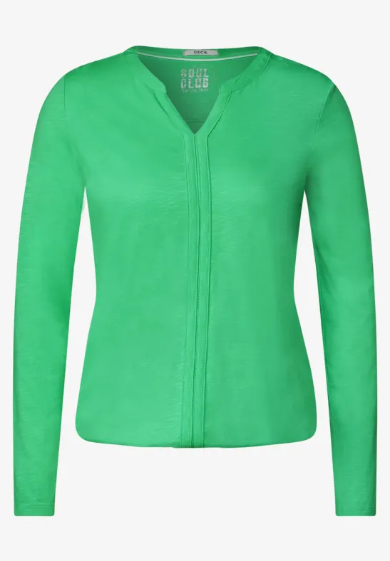 T-shirt style tunique smash green