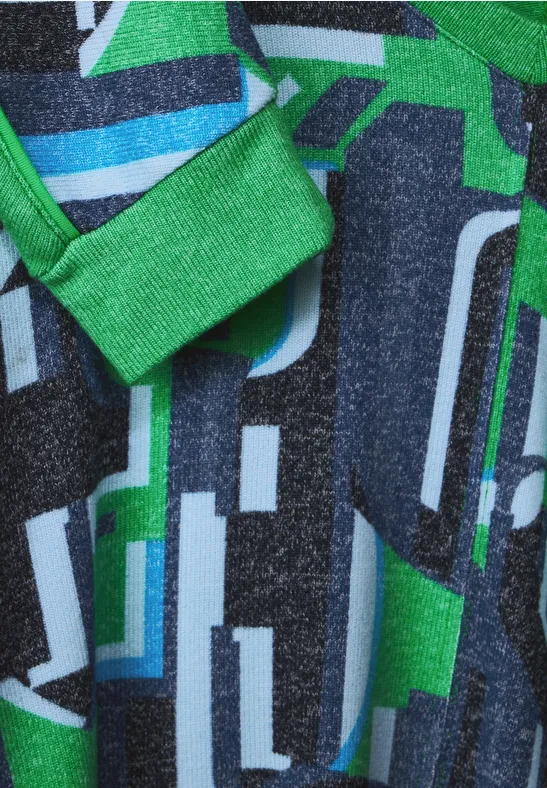 T-shirt avec imprimé all-over smash green melange