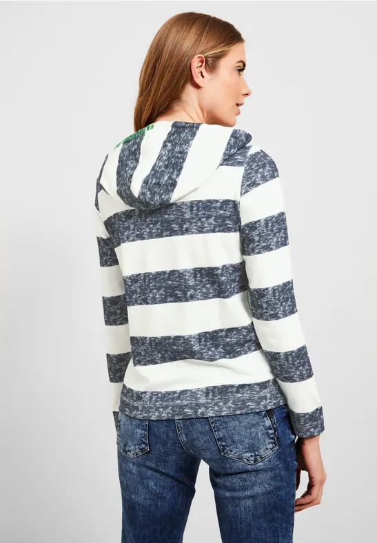 Shirt met strepen deep blue