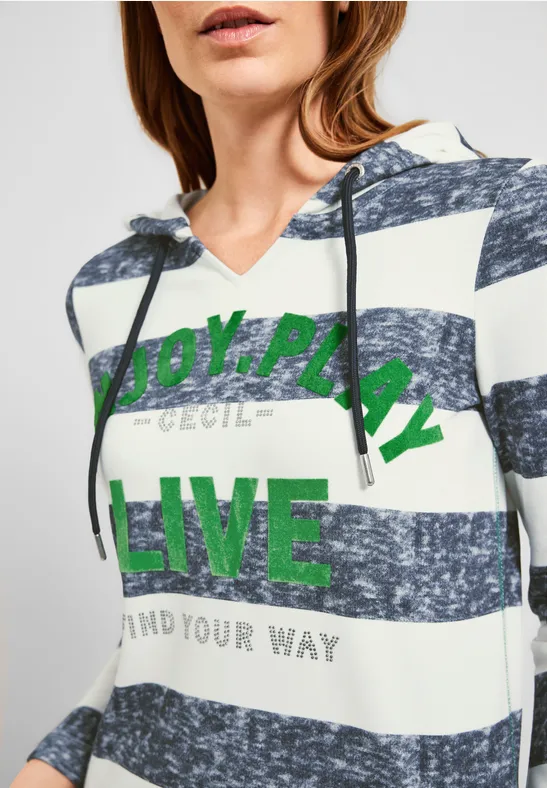 Shirt met strepen deep blue