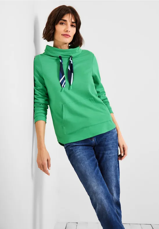 Shirt met grote kraag smash green
