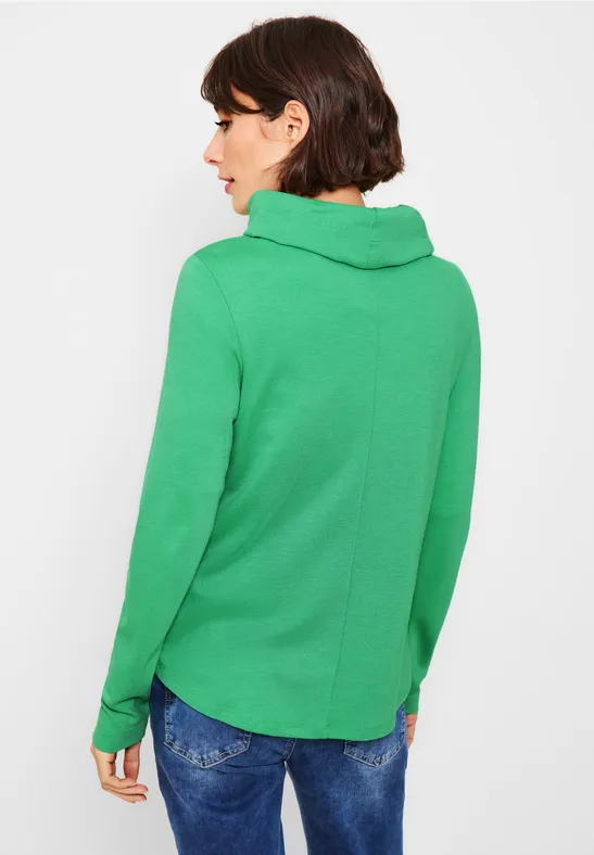 Shirt met grote kraag smash green