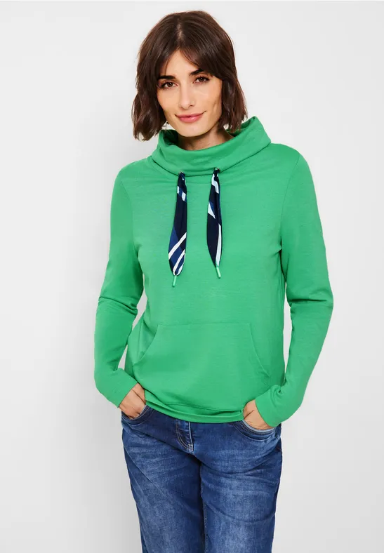 Shirt met grote kraag smash green