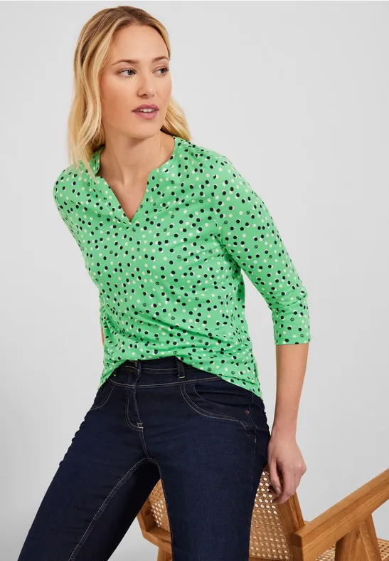 T-shirt style tunique smash green
