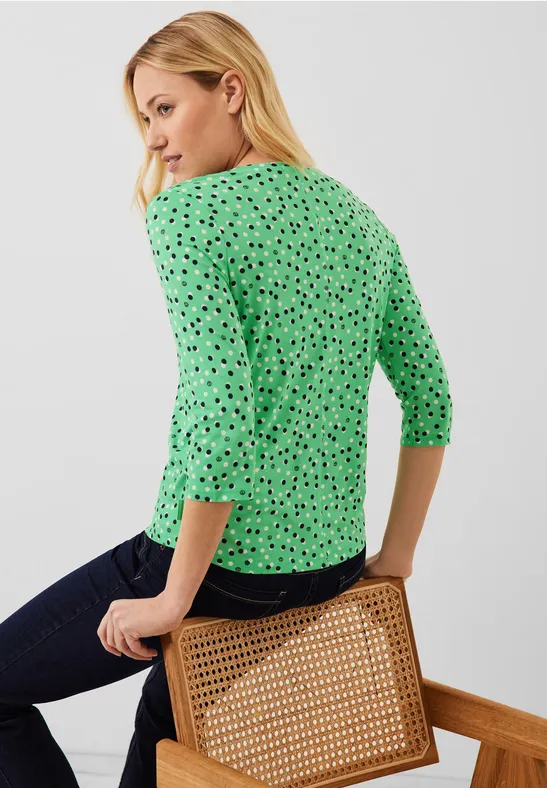 T-shirt style tunique smash green